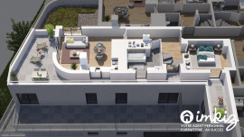 
                                                                                        Vente
                                                                                         Duplex 111m2 4cha dern étag, terrasse, double park