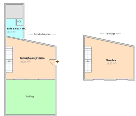 
                                                                                        Vente
                                                                                         Duplex 2 pièces refait à neuf à Montreuil