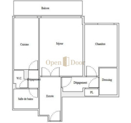 
                                                                                        Location
                                                                                         F2 avec balcon - Livry-Gargan