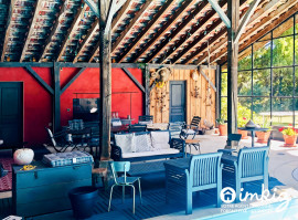 
                                                                                        Vente
                                                                                         Ferme rénovée 355 m² piscine et dépendances