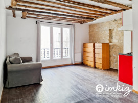 
                                                                                        Vente
                                                                                         Grand studio de 24 m² à 2 pas de la Porte St Denis