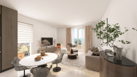 
                                                                                        Vente
                                                                                         La Turbie 2 pièces neuf avant dernier étage Vue Mer