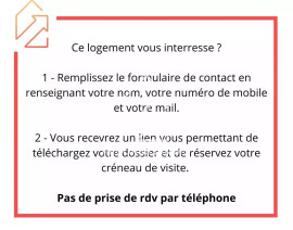 
                                                                                        Location
                                                                                         Livry à louer 3 pièces avec balcon et parking double