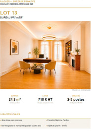
                                                                                        Location
                                                                                         Location Bureaux Marseille 13001