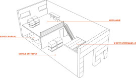 
                                                                                        Location
                                                                                         Location local d'activités de 150 m² - Dijon