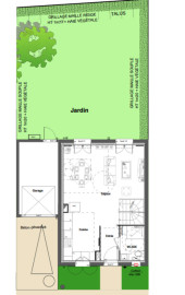 
                                                                                        Vente
                                                                                         Maison 4 pièces avec jardin a Thoiry