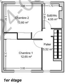 
                                                                                        Vente
                                                                                         Maison avec jardin et terrasse - Clichy