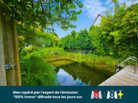 
                                                                                        Vente
                                                                                         Maison d’artiste avec piscine naturelle, sauna et dépendance – 12 ares – Algolsheim