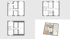 
                                                                                        Vente
                                                                                         Maison familiale basse consommation 7 ch avec jardin