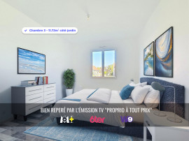Vente
Maison Plain pied 93m3 - 3 chambres - Garage