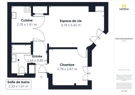 Vente
Mouffetard T2 au RDC sur cour