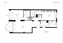 
                                                                                        Vente
                                                                                         Nice Victor Hugo - Élégant 3 pièces traversant de 80 m² avec vue dégagée