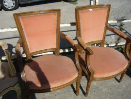 
                                                                        Meuble
                                                                         Paire de fauteuils Louis XVI, promotion