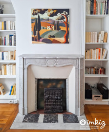 
                                                                                        Vente
                                                                                         Paris 18ᵉ  3 pièces avec balcon charme ancien