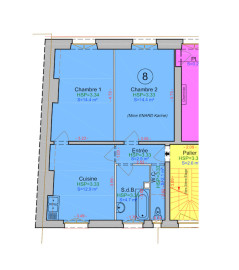 
                                                                                        Vente
                                                                                         Paris 7e - Appartement 2 pièces - Loué