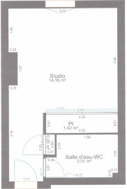 
                                                                                        Vente
                                                                                         PARIS XVII - RAVISSANT STUDIO - PARC MONCEAU