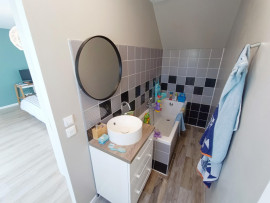 Vente
Pavillon 3 chambres, garage et jardin