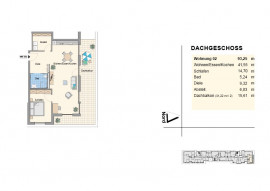 Location
Penthouse 2 pièces 93,25 m² résidence seniors