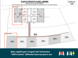 
                                                                                        Vente
                                                                                         Plateau de 89 m² avec extérieur DOIZIEUX