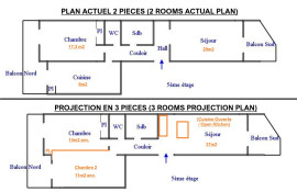 
                                                                                        Vente
                                                                                         Promenade des anglais 3 pièces en étage élevé avec VUE MER a vendre