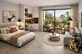 
                                                                                        Vente
                                                                                         Rare ! Grand Studio Résidence Standing Piscine