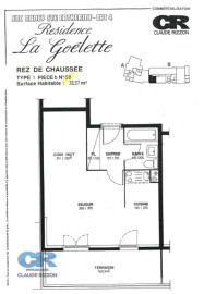 
                                                                                        Vente
                                                                                         RIVES DE MEURTHE - F1B loué à vendre