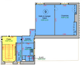 
                                                                                        Vente
                                                                                         Saint-Dominique - Appartement 2 pièces
