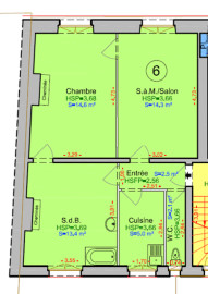 
                                                                                        Vente
                                                                                         Saint-Dominique - Appartement 3 pièces