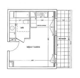 Vente
Studio avec terrasse - Velizy-Villacoublay