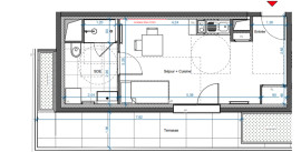 
                                                                                        Vente
                                                                                         STUDIO DE PLUS DE 26M2 AU PIED DU METRO À ASNIERES