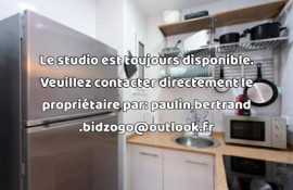 
                                                                                        Location
                                                                                         Studio meublé