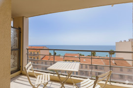 
                                                                                        Vente
                                                                                         Studio VUE MER Nice ouest Carras Promenade