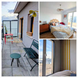
                                                                                        Location
                                                                                         T2 meublé - centre ville quartier fourré - rooftop