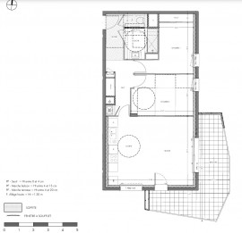 
                                                                                        Vente
                                                                                         T3 avec balcon  exposé sud au pied du Vercors