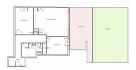 
                                                                                        Vente
                                                                                         T3 récent avec extérieur de 71m2