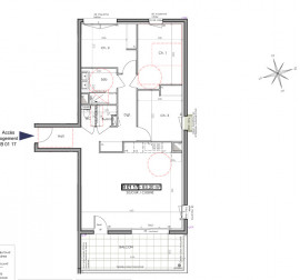 
                                                                                        Vente
                                                                                         T4 lumineux et moderne avec vue dégagée à Claix