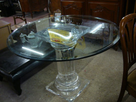 
                                                                        Meuble
                                                                         Table en verre, promotion