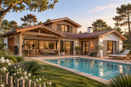 
                                                                                        Vente
                                                                                         Terrain + Maison à Sanguinet