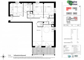 Vente
Titre : Appartement 4P neuf de 83 m² avec grand balcon au sud à Trévoux