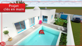 
                                                                                        Vente
                                                                                         UN PROJET D UNE VILLA MODERNE A HOUMT SOUK DJERBA