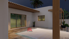 
                                                                                        Vente
                                                                                         UN PROJET SUR PLAN D UNE VILLA A HOUMT SOUK DJERBA