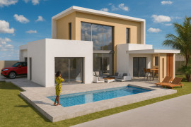 
                                                                                        Vente
                                                                                         VILLA CONTEMPORAINE 130M2 + TERRAIN 4 FACES 529M2