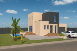 
                                                                                        Vente
                                                                                         VILLA  MODERNE 100M + TERRAIN 476M2 4F