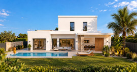 
                                                                                        Vente
                                                                                         VILLA MODERNE 130M2 + TERRAIN 3 FACES