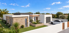 
                                                                                        Vente
                                                                                         VILLA MODERNE  130m2 + TERRAIN 4faces