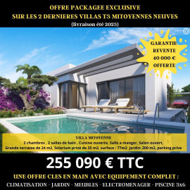 
                                                                                        Vente
                                                                                         VILLA NEUVE AVEC PISCINE IDEAL INVESTISSEURS