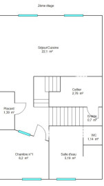 
                                                                                        Vente
                                                                                         Villefranche-Sur-Mer - Appartement duplex au calme au cœur de la vieille ville