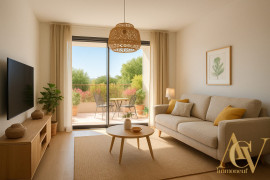 
                                                                                        Vente
                                                                                         2 pièces de charme dans résidence avec piscine