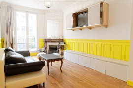Location
67m charming apartment in Montmartre Area (2 bedrooms & Living room) (loyer tout inclus)