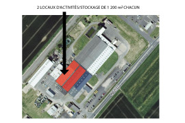 
                                                                                        Location
                                                                                         À louer – 2 Locaux Industriels de 1 200 m² à Beaugency – Loiret (45)